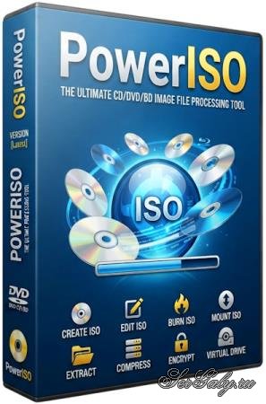 PowerISO 9.5 + Portable [Multi/Rus]